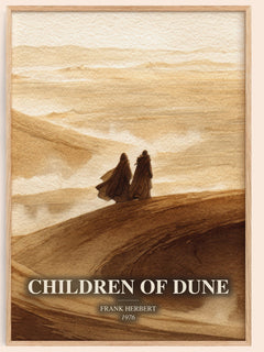 Children Of Dune Book Watercolour Illustration by Frank Herbert