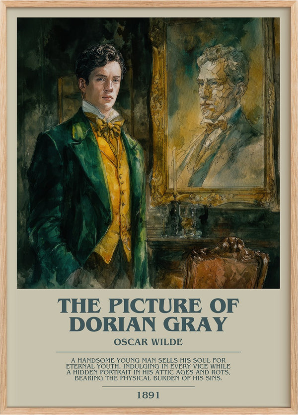 The Picture of Dorian Gray Bookish Wall Art by Oscar Wilde