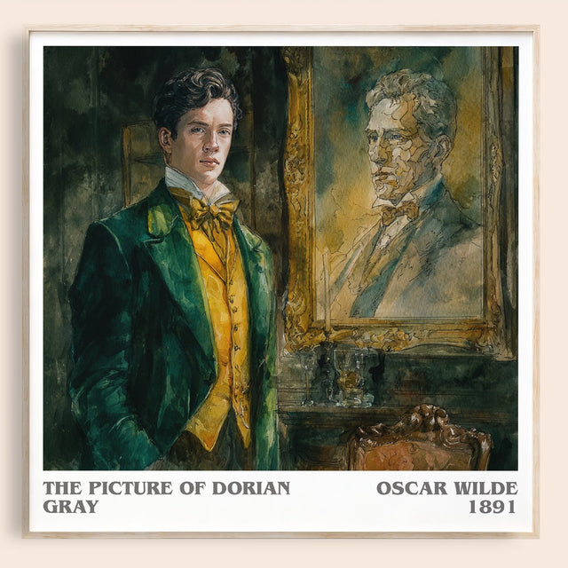 The Picture of Dorian Gray Literary Art Print by Oscar Wilde