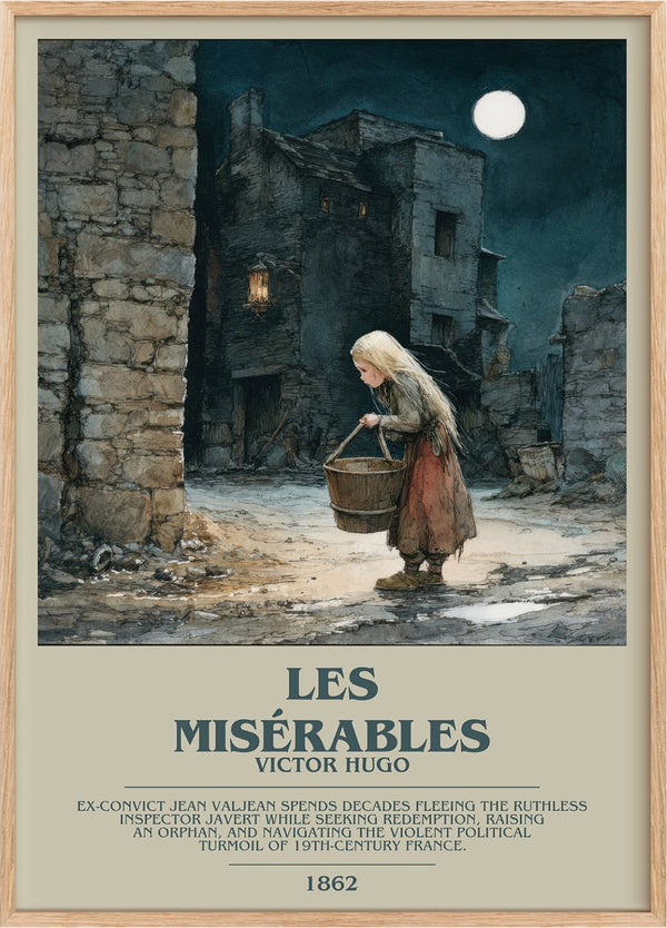 Les Misérables Bookish Wall Art by Victor Hugo