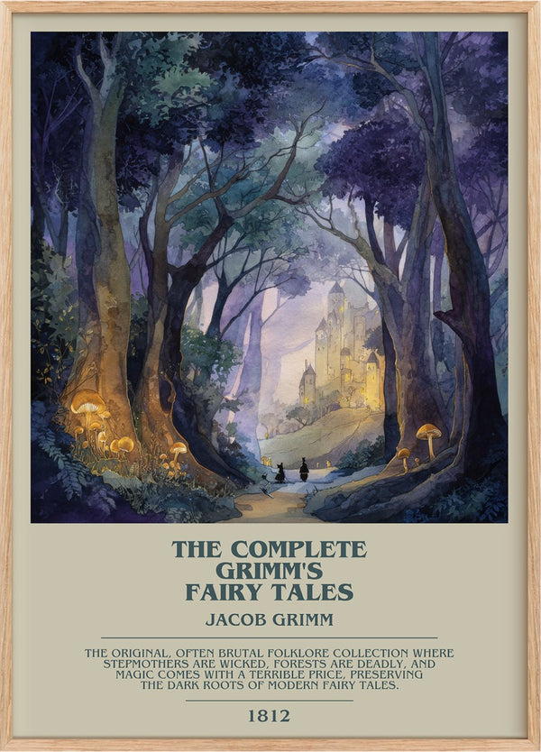 The Complete Grimm's Fairy Tales Bookish Wall Art by Jacob Grimm