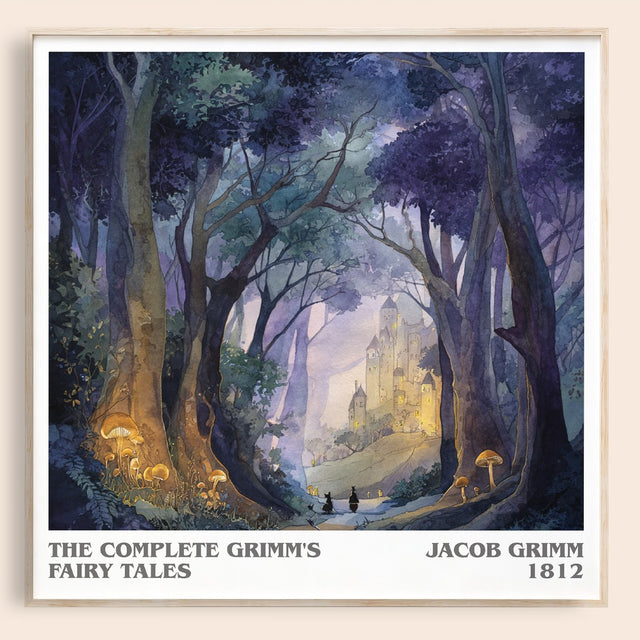 The Complete Grimm's Fairy Tales Literary Art Print by Jacob Grimm