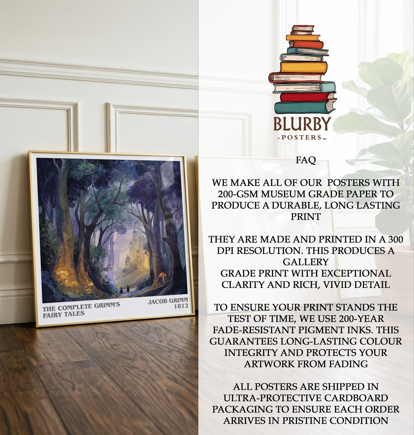The Complete Grimm's Fairy Tales Literary Art Print by Jacob Grimm