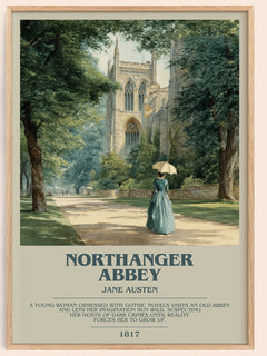 Northanger Abbey Bookish Wall Art by Jane Austen