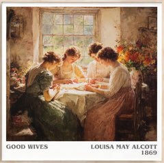 Good Wives Literary Art Print by Louisa May Alcott