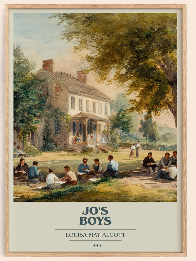 Jo's Boys Book Cover Poster by Louisa May Alcott