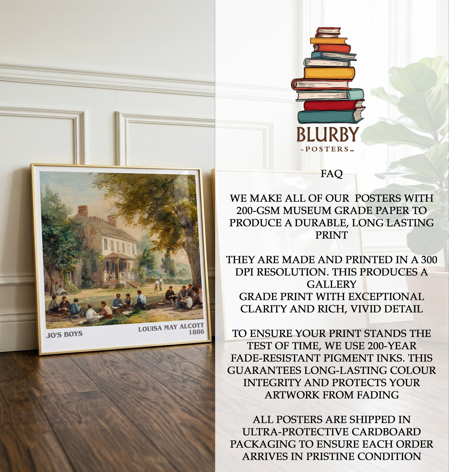 Jo's Boys Literary Art Print by Louisa May Alcott