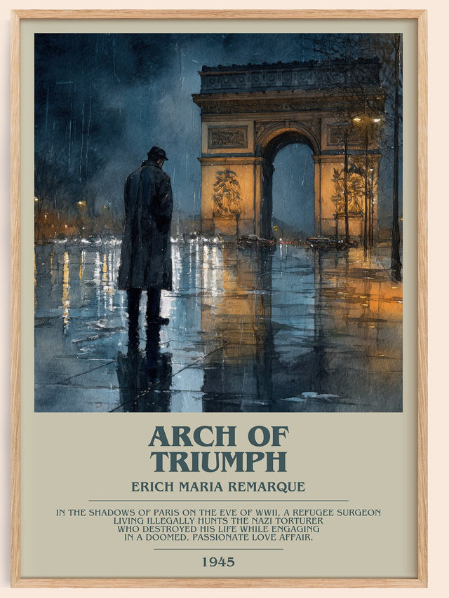 Arch Of Triumph Bookish Wall Art by Erich Maria Remarque