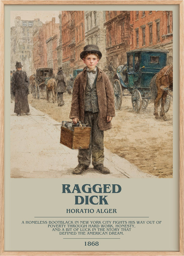 Ragged Dick Bookish Wall Art by Horatio Alger