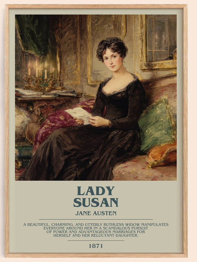 Lady Susan Bookish Wall Art by Jane Austen