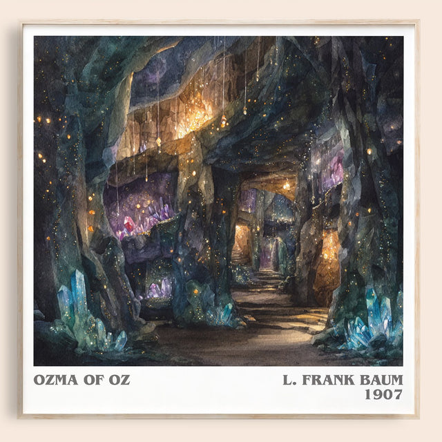 Osma Of Oz Literary Art Print by L. Frank Baum