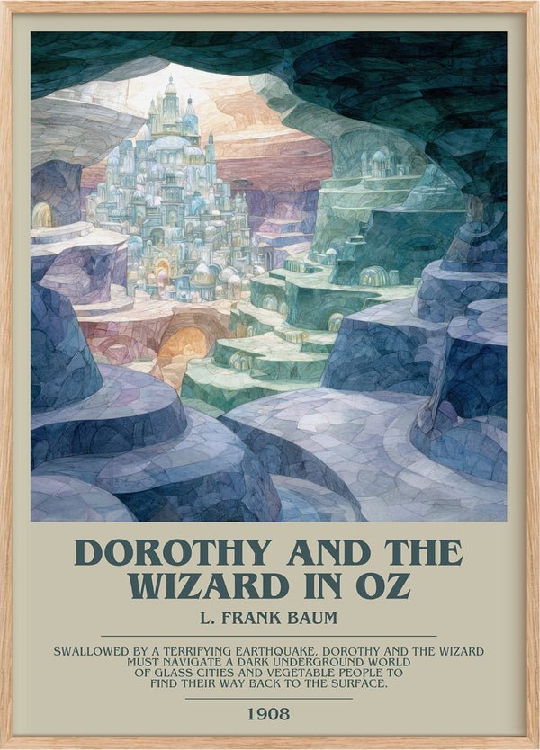 Dorothy And The Wizard In Oz Bookish Wall Art by L. Frank Baum