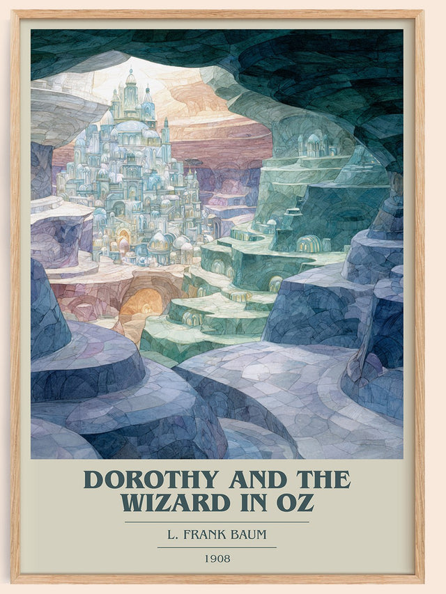 Dorothy And The Wizard In Oz Book Cover Poster by L. Frank Baum