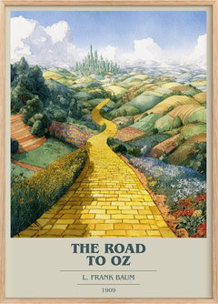 The Road to Oz Book Cover Poster by L Frank Baum