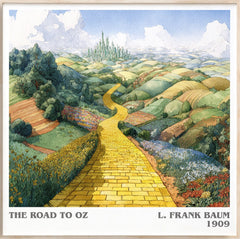 The Road to Oz Literary Art Print by L Frank Baum