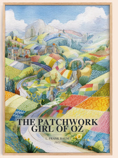 Patchwork Girl Of Oz Book Watercolour Illustration by L. Frank Baum