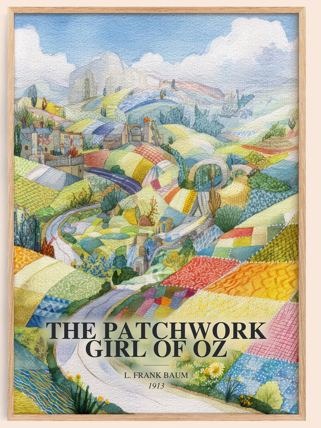 Patchwork Girl Of Oz Book Watercolour Illustration by L. Frank Baum