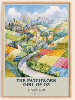 The Patchwork Girl Of Oz Book Cover Poster by L. Frank Baum