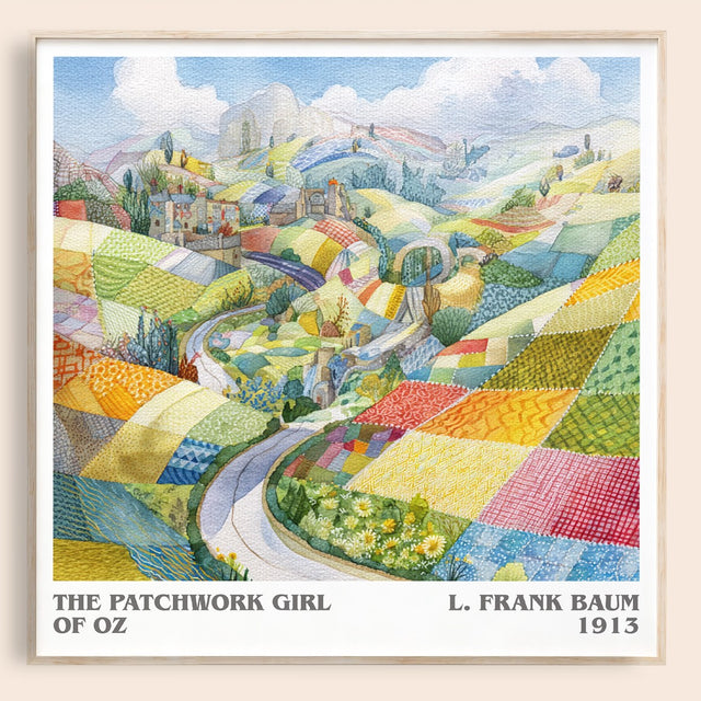 The Patchwork Girl Of Oz Literary Art Print by L. Frank Baum