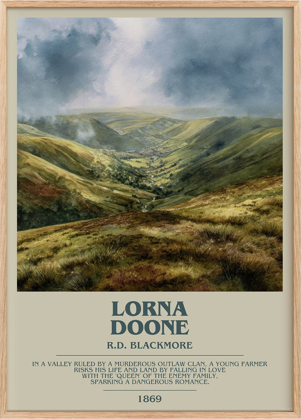 Lorna Doone Bookish Wall Art by R.D. Blackmore