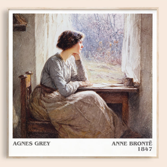 Agnes Grey Literary Art Print by Anne Brontë