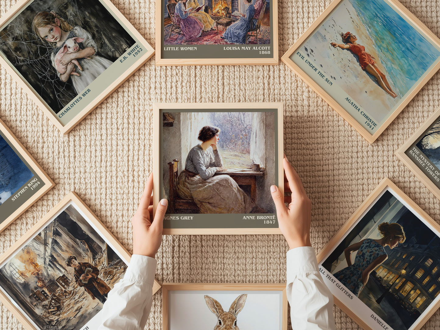 Agnes Grey Literary Art Print by Anne Brontë
