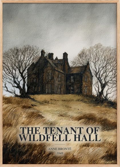 Tenant Of Wildfell Hall Book Watercolour Illustration by Anne Brontë