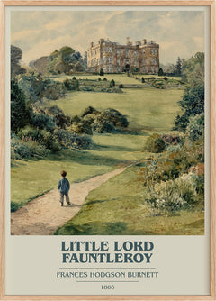 Little Lord Fauntleroy Book Cover Poster by Frances Hodgson Burnett