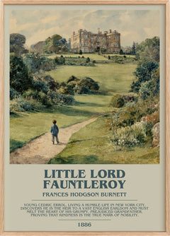Little Lord Fauntleroy Bookish Wall Art by Frances Hodgson Burnett