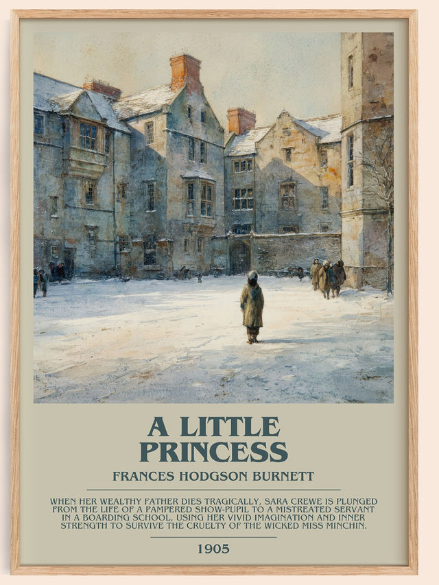 A Little Princess Bookish Wall Art by Frances Hodgson Burnett