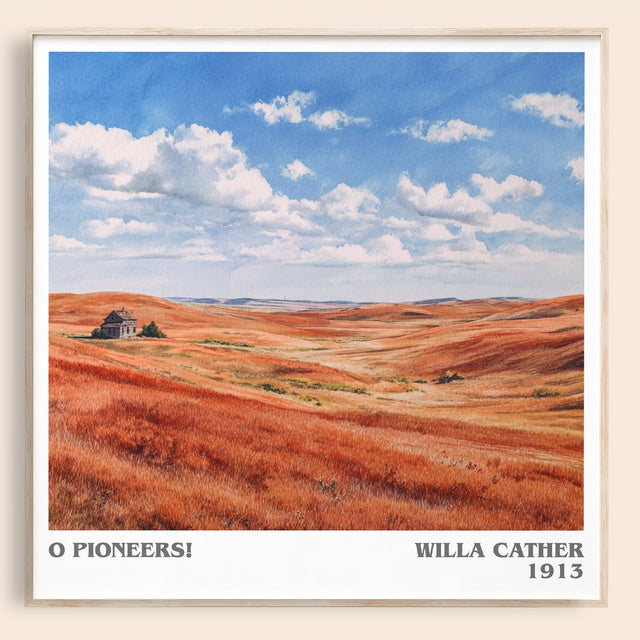 O Pioneers! Literary Art Print by Willa Cather