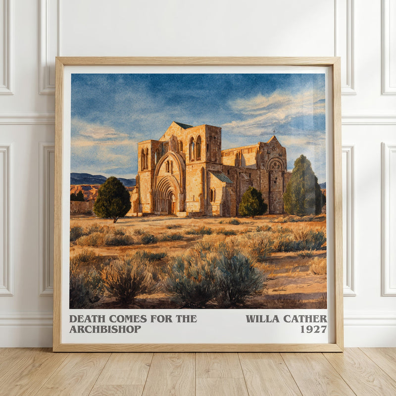 The Beautiful and Damned literary print in frame leaning in hallway – classic literature wall art
