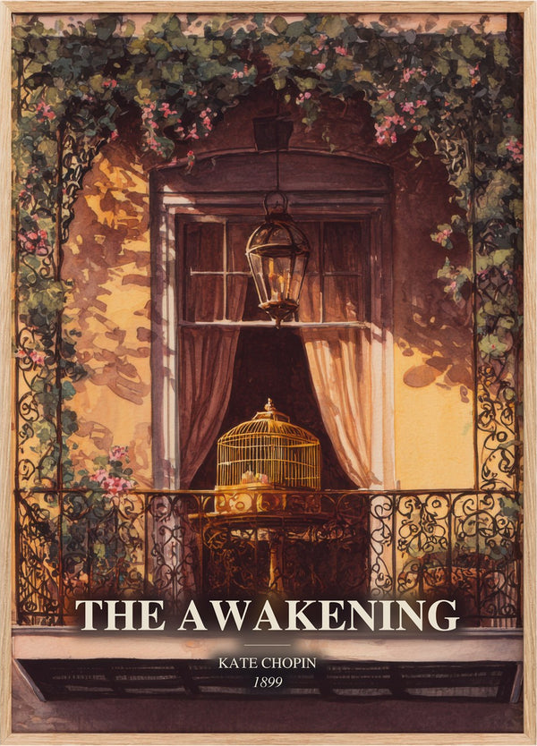 The Awakening Book Watercolour Illustration by Kate Chopin