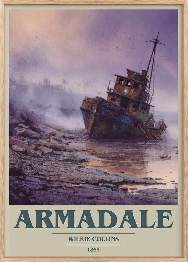 Armadale Book Cover Poster by Wilkie Collins