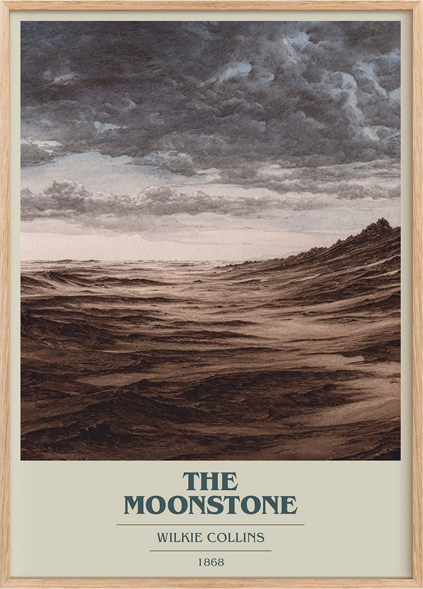The Moonstone Book Cover Poster by Wilkie Collins