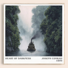 Heart of Darkness Literary Art Print by Joseph Conrad