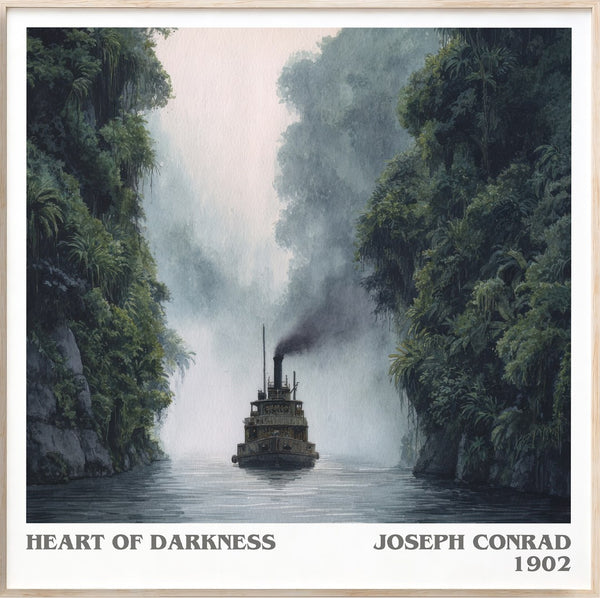 Heart of Darkness Literary Art Print by Joseph Conrad