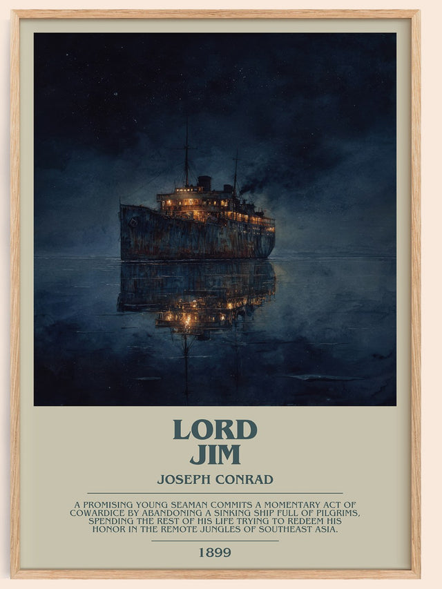Lord Jim Bookish Wall Art by Joseph Conrad