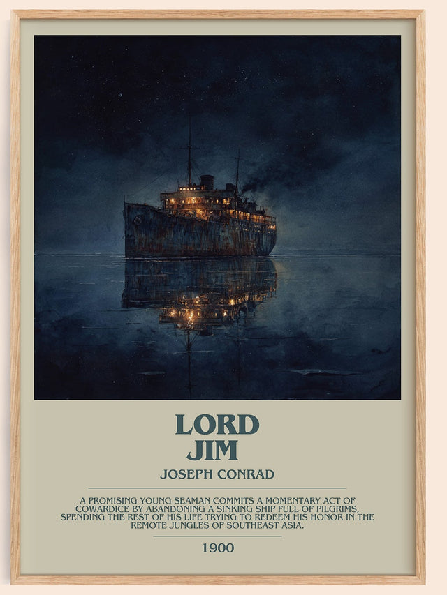 Lord Jim Bookish Wall Art by Joseph Conrad