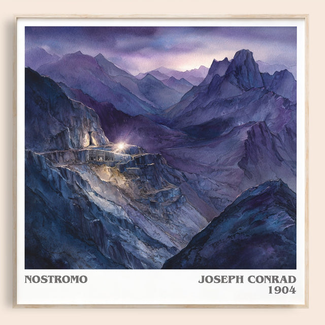 Nostromo Literary Art Print by Joseph Conrad