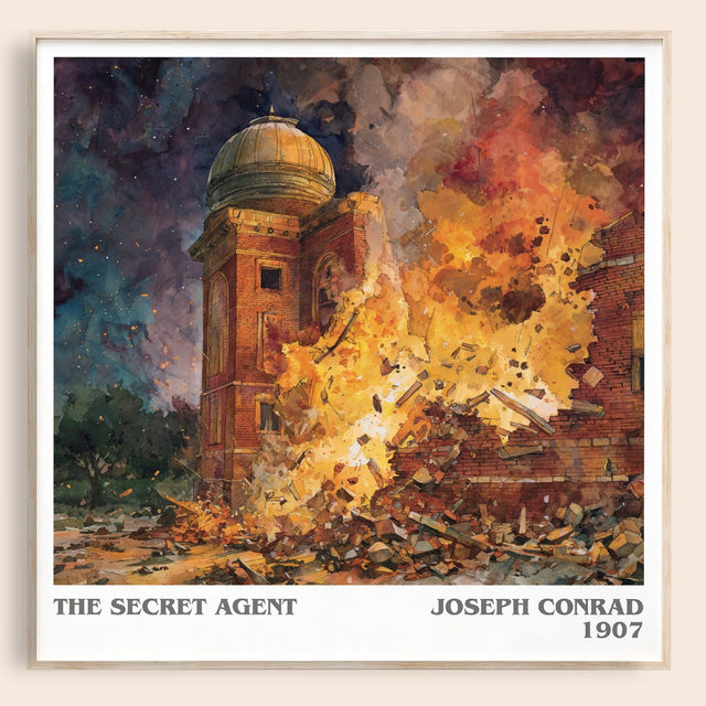 The Secret Agent Literary Art Print by Joseph Conrad