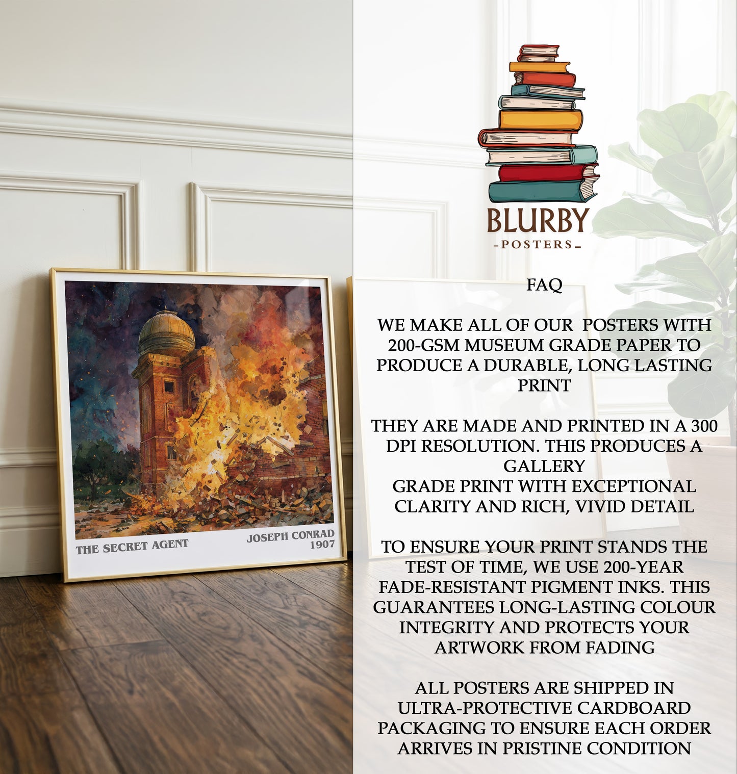The Secret Agent Literary Art Print by Joseph Conrad