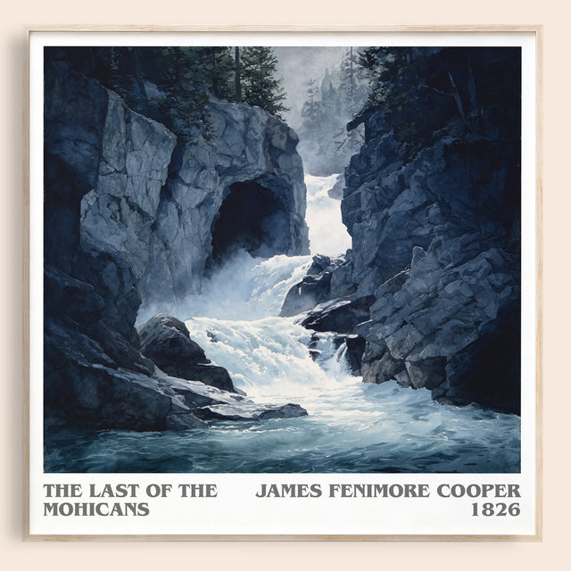 The Last Of The Mohicans Literary Art Print by James Fenimore Cooper