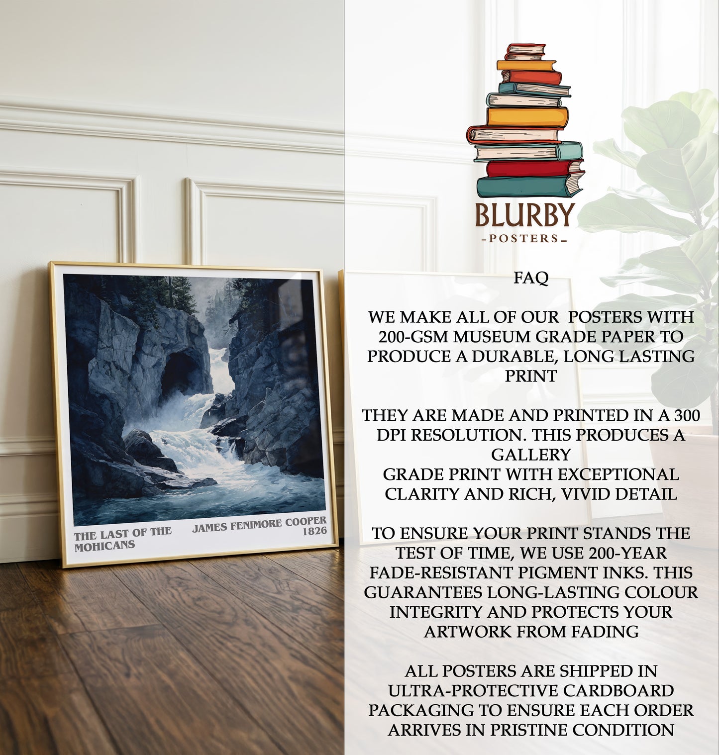 The Last Of The Mohicans Literary Art Print by James Fenimore Cooper