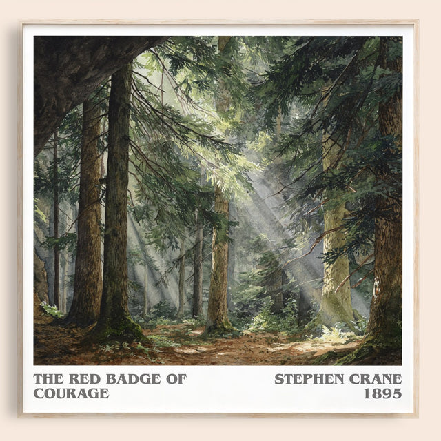 The Red Badge of Courage Literary Art Print by Stephen Crane