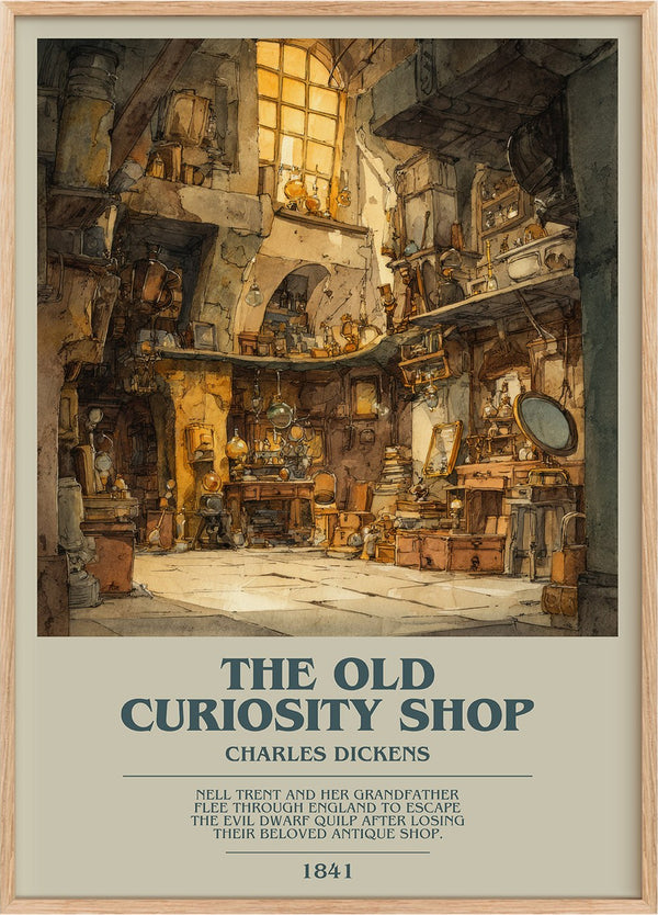 The Old Curiosity Shop Bookish Wall Art by Charles Dickens