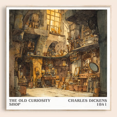 The Old Curiosity Shop Literary Art Print by Charles Dickens