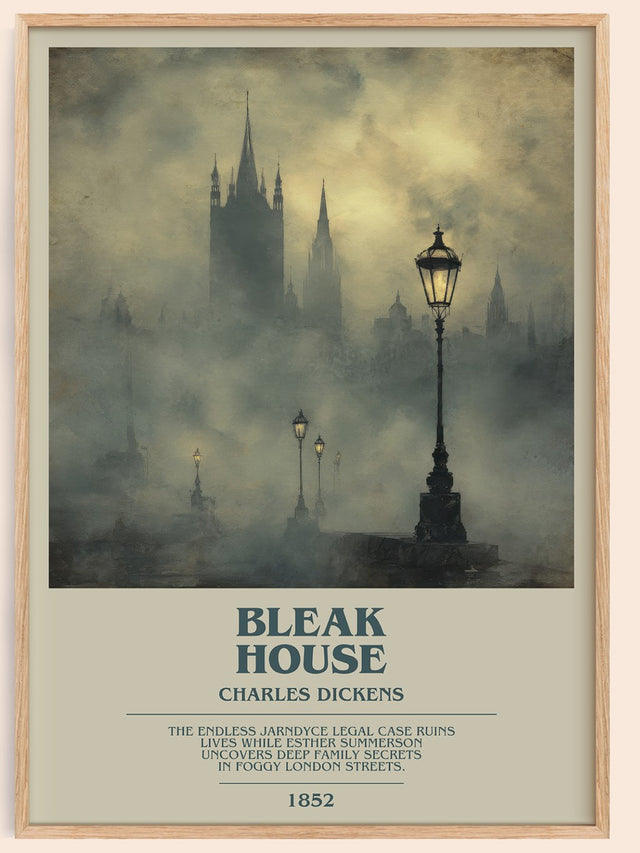 Bleak House Bookish Wall Art by Charles Dickens