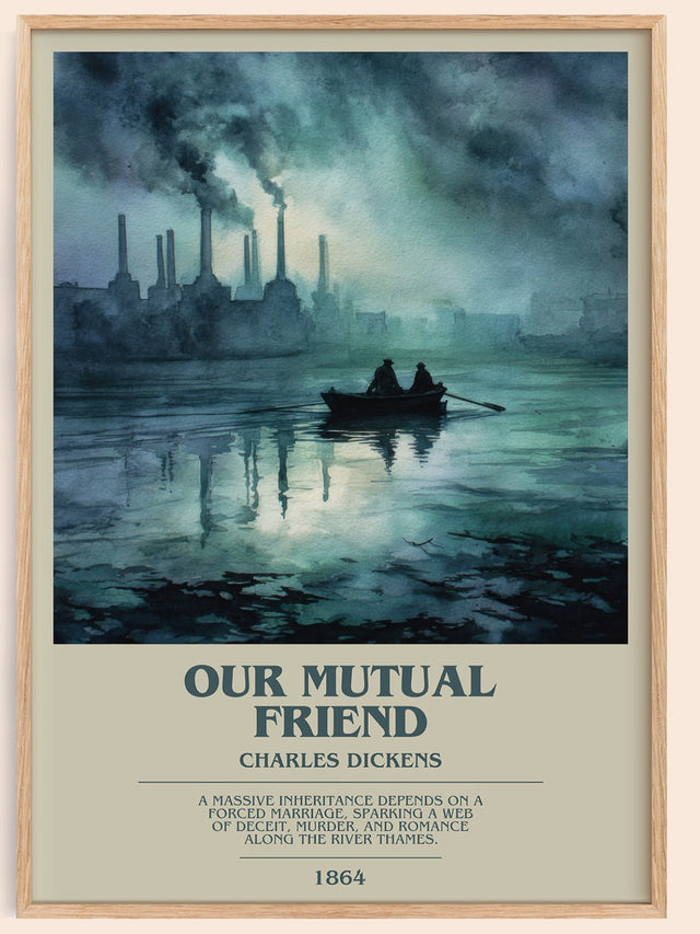 Our Mutual Friend Bookish Wall Art by Charles Dickens