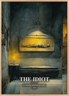 The Idiot Book Watercolour Illustration by Fyodor Dostoyevsky